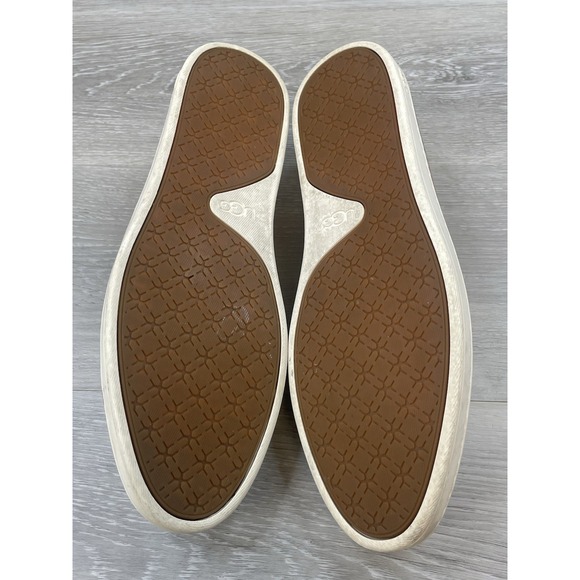 Ugg Women's Sneaker White Woven Mesh 11 Slip On Work Comfort Lightweight Shoes - Picture 6 of 11